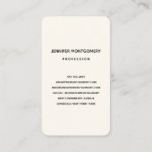 Schöner Wasserfall im Bergwald Visitenkarte (Rückseite)