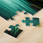 Schöner Wasserfall im Dschungel Puzzle (Seite)