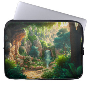 Schöner Wasserfall Laptop-Sieb Laptopschutzhülle