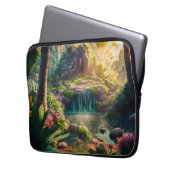 Schöner Wasserfall Laptopschutzhülle (Vorderseite Links)