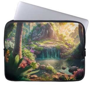 Schöner Wasserfall Laptopschutzhülle
