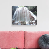 Schöner Wasserfall Leinwanddruck (Insitu (Wohnzimmer))