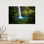 Schöner Wasserfall Poster (Küche)