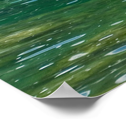 Schöner Wasserfall Poster (Ecke)