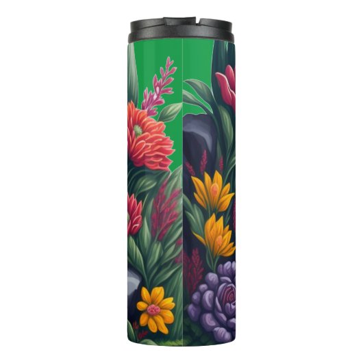 Schöner Wasserfall Thermosbecher (Rückseite)