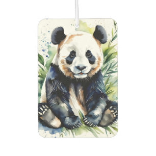 Schöner Wasserfarben-Panda-Bär  Autolufterfrischer