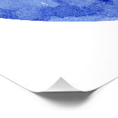 Schöner Wasserfarben-Planet Fotodruck (Ecke)