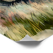 Schöner Wasserfarbenelephant Poster (Ecke)