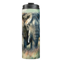 Schöner Wasserfarbenelephant