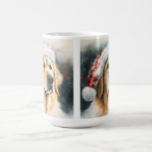 SCHÖNER WASSERFARBENER GOLDEN RETRIEVENT HUND KAFFEETASSE (Mittel)