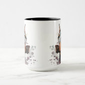 SCHÖNER WATERCOLOR DOBERMAN PINSCHER DOG TASSE (Zentrum)