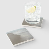 Schöner Waves Marmor Untersetzer (Seitenansicht)