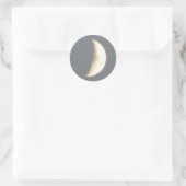 Schöner Waxcrescent Moon bei Dusk Stickers (Tasche)