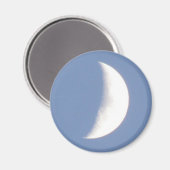 Schöner Waxcrescent Moon im Daylight Magnet (Vorderseite/Rückseite)