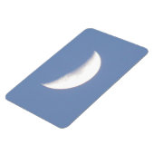 Schöner Waxcrescent Moon in Daylight Premium Magnet (Linke Seite)