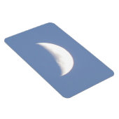 Schöner Waxcrescent Moon in Daylight Premium Magnet (Rechte Seite)
