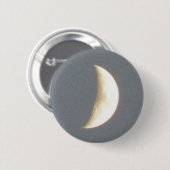 Schöner Waxmond auf Halbmond bei Dämmerschaltfläch Button (Vorne & Hinten)