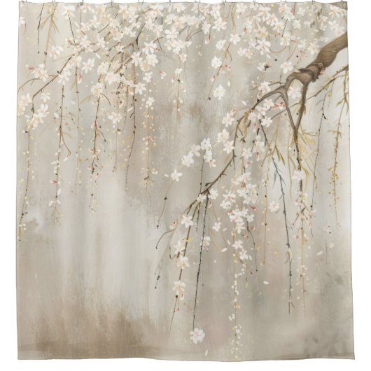 Schöner Weeping Cherry Duschvorhang (Vorderseite)