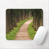 Schöner Weg durch die Bäume Mousepad (Mit Mouse)