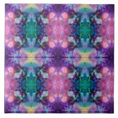 Schöner weiblicher Multicolor-Caleidoskop-Akzent Fliese (Vorderseite)