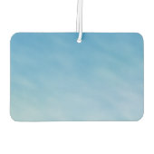 Schöner, weicher blauer Himmel mit traumhaften Wol Autolufterfrischer (Rückseite)