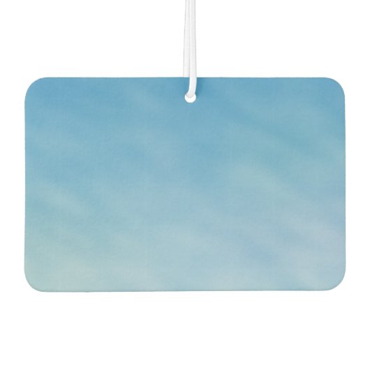 Schöner, weicher blauer Himmel mit traumhaften Wol Autolufterfrischer (Vorderseite)