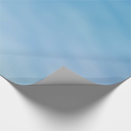 Schöner, weicher blauer Himmel mit traumhaften Wol Geschenkpapier (Ecke)