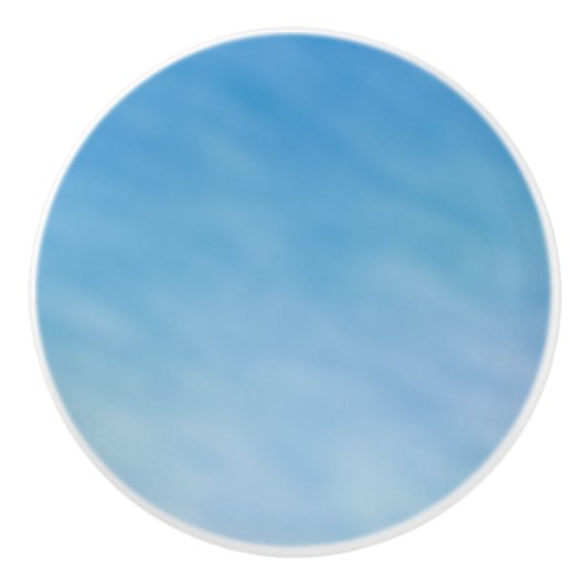 Schöner, weicher blauer Himmel mit traumhaften Wol Keramikknauf (Vorderseite)