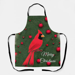 Schöner Weihnachts-Roter Kardinal Schürze