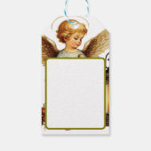 Schöner Weihnachtsangel Geschenkanhänger (Rückseite)