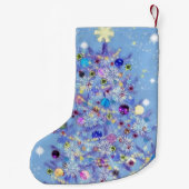 Schöner Weihnachtsbaum Weihnachtsbaum Strumpf Kleiner Weihnachtsstrumpf (Rückseite)