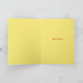 Schöner Weihnachtsbaum, Weihnachtsmann, Kinder Kla Karte (Innenseite)