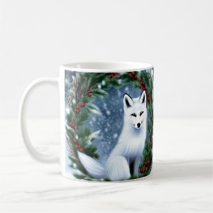 Schöner Weihnachtsfox Kaffeetasse
