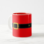 Schöner Weihnachtsgürtel Zweifarbige Tasse (Vorderseite Links)