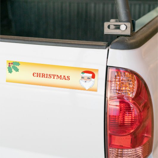 Schöner Weihnachtsmann Autoaufkleber (Auf Lkw)