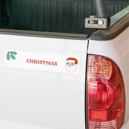 Schöner Weihnachtsmann Autoaufkleber (Auf Lkw)