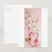 Schöner Weihnachtsmann Feiertagspostkarte (Vorne/Hinten)