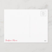 Schöner Weihnachtsmann Feiertagspostkarte (Rückseite)