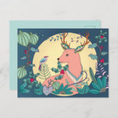 Schöner Weihnachtsmann Postkarte (Vorne/Hinten)