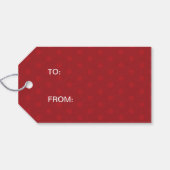 Schöner Weihnachtsurlaub Geschenkanhänger (Rückseite Horizontal)