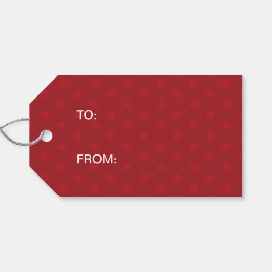 Schöner Weihnachtsurlaub Geschenkanhänger (Rückseite Horizontal)