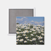 Schöner weißer Garten Magnet (Vorderseite/Rückseite)