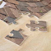Schöner weißer Gartenpavillon Puzzle (Seite)