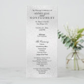 Schöner weißer Glitzer - Programm (Stehend Vorderseite)