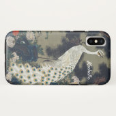 Schöner weißer Pfau in der Kiefer Case-Mate iPhone Hülle (Rückseite (Horizontal))