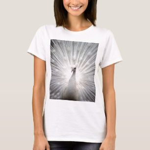 Schöner weißer Pfau T-Shirt