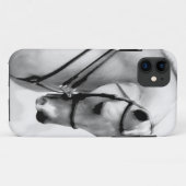 Schöner weißer Pferdekopf Case-Mate iPhone Hülle (Rückseite (Horizontal))