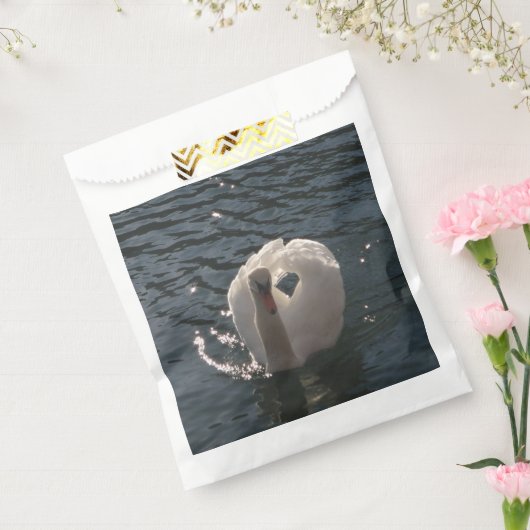 Schöner weißer Schwan Geschenktütchen (Versiegelt)