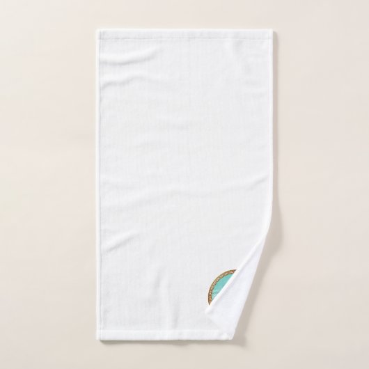 Schöner weißer Schwan in türkisblauem Wasser Badhandtuch Set (Handtuch)