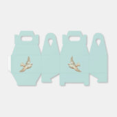 schöner weißer Taubendruck Geschenkschachtel (Ungefaltet)